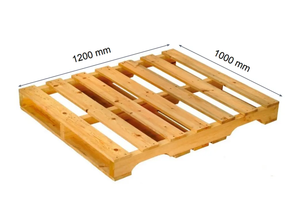 Standard American pallet, 1200 by 1000 mm