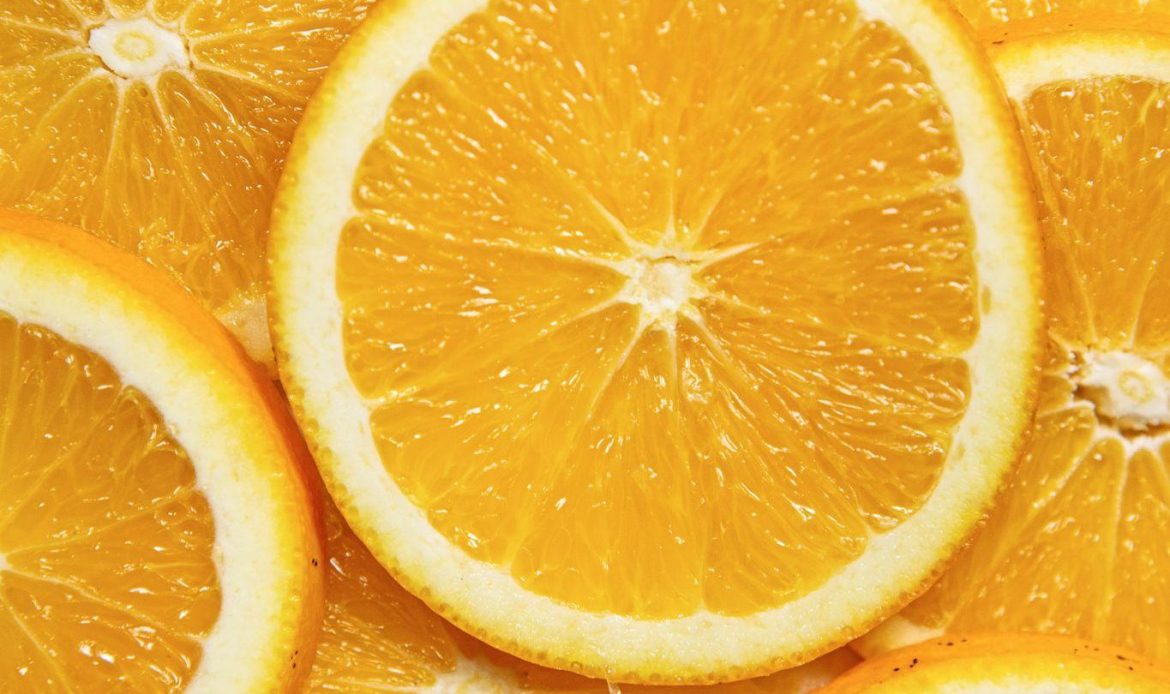 Close-up of orange slices